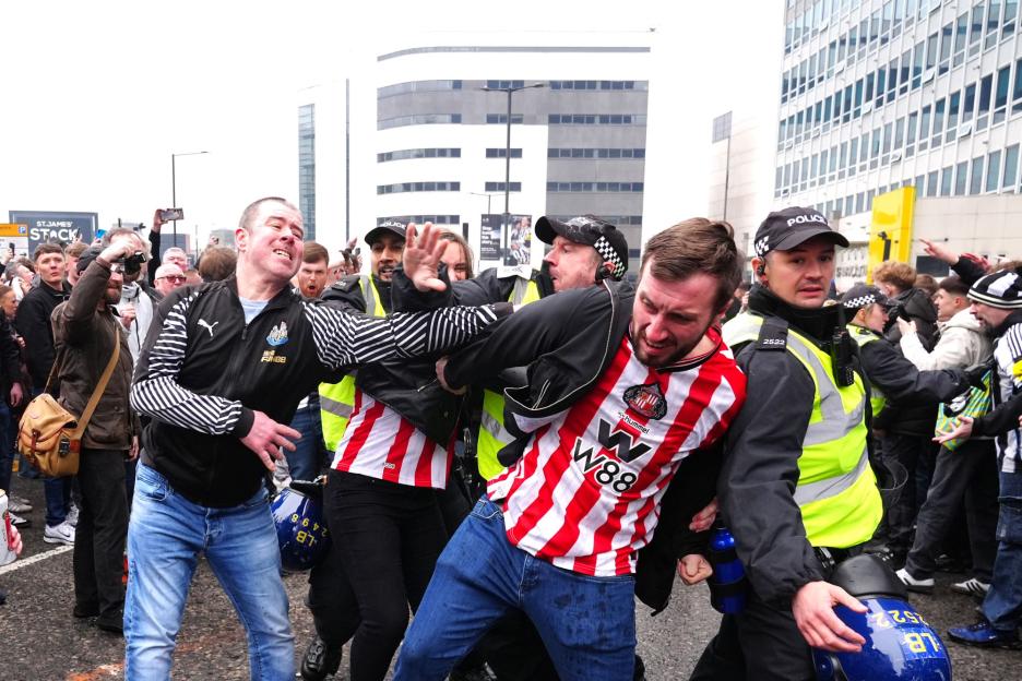 Tensions Flare as Police Intervene Amid Fan Bottle-Throwing at Newcastle vs Sunderland Showdown