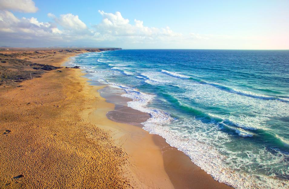 Playa del Castillo, El Cotillo, Fuerteventura, Canary Islands, Spain