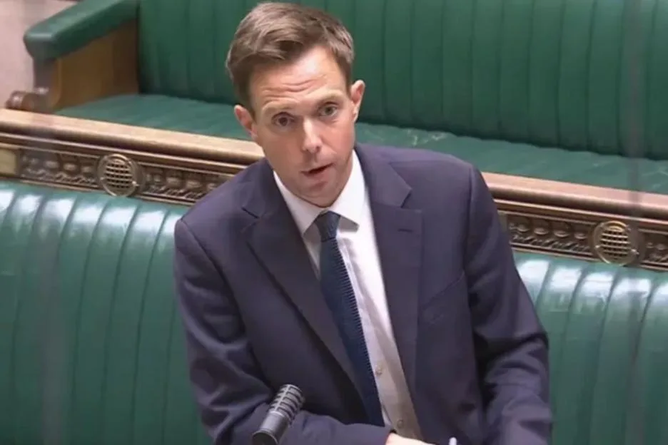 An image collage containing 1 images, Image 1 shows Jake Richards, the justice minister, speaking