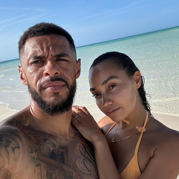 Leigh-Anne Pinnock and Andre Gray on their honeymoon in Jamaica.