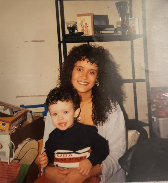 Eloise McKeown with her son Ryan.