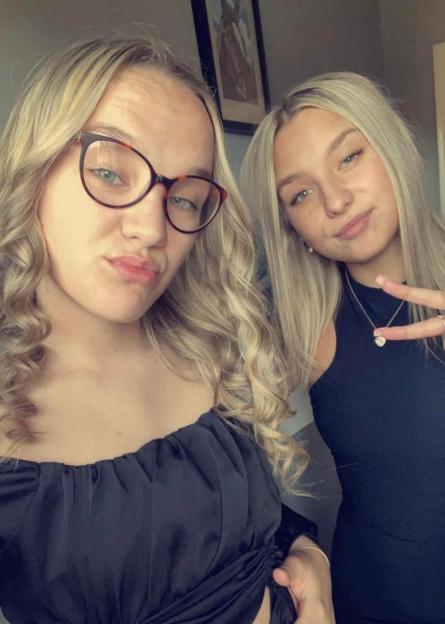 Abigale and Chloe Pearson, twin sisters.
