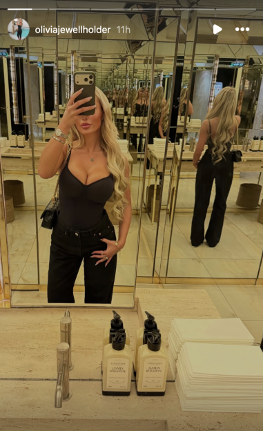 Cole Palmer's Girlfriend Turns Heads in Daring Low-Cut Top During Romantic Paris Shopping Spree