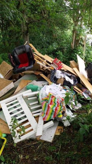 Fly-tipper caught on dashcam repeatedly turning his home town into 'dumping ground'