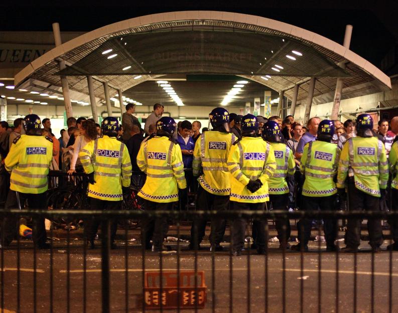 Violence Erupts Between West Ham And Millwall Fans At Upton Park