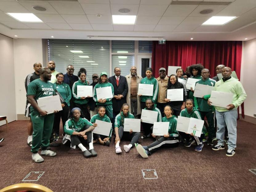 FG Honors D'Tigress with Promised Reward for 2025 FIBA Women's Afrobasket Victory