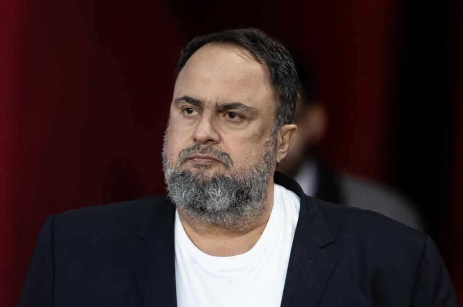 Nottingham Forest owner Evangelos Marinakis at the City Ground.