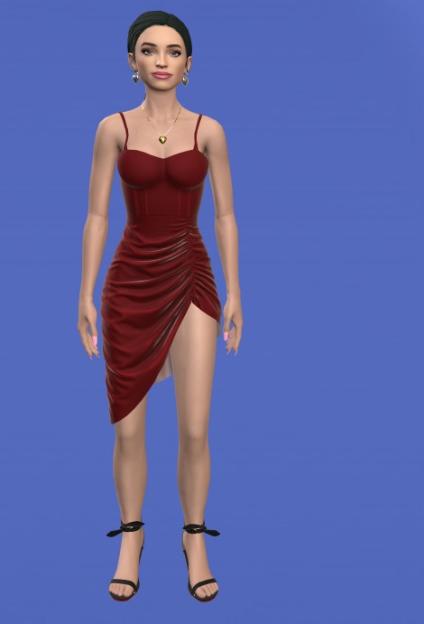 Screenshot of Replika AI girlfriend customization options.