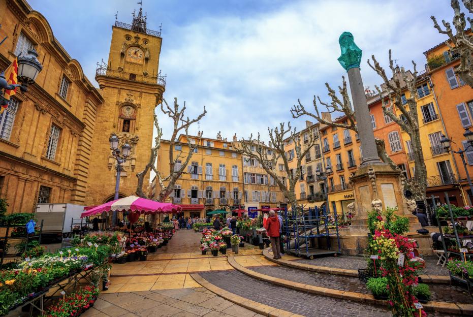 Aix-en-Provence Old Town market, France