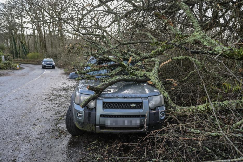 Cornwall Clears Up After Storm Goretti