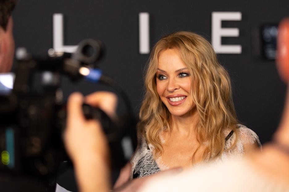 Kylie Minogue attending the Netflix documentary series "Kylie" launch event.