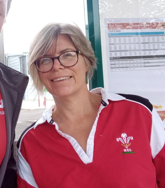 Liz Hopkin, a teacher who was allegedly stabbed by a 14-year-old schoolgirl, smiling.