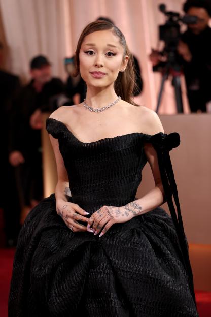 Ariana Grande attends the 83rd annual Golden Globe Awards.