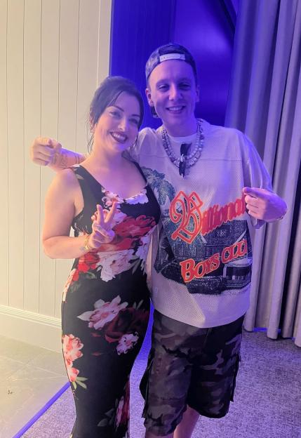 Shona McGarty’s Twin Sister Reveals Exclusive Photos of the EastEnders Star Snuggling with Aitch at the I’m A Celeb Afterparty!