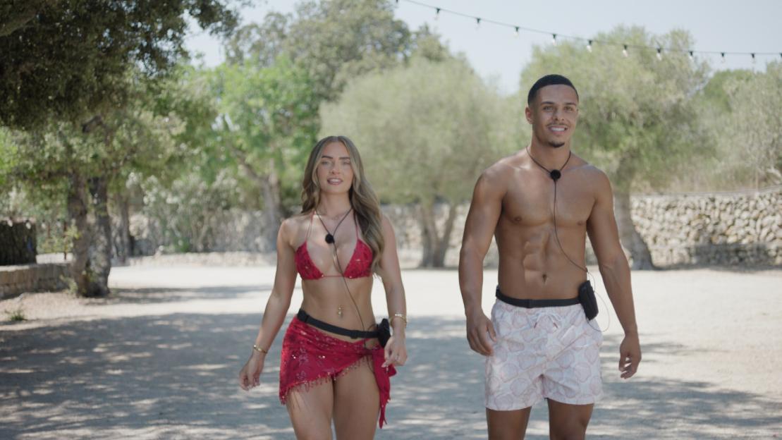 Elicia and Ethan from Love Island.