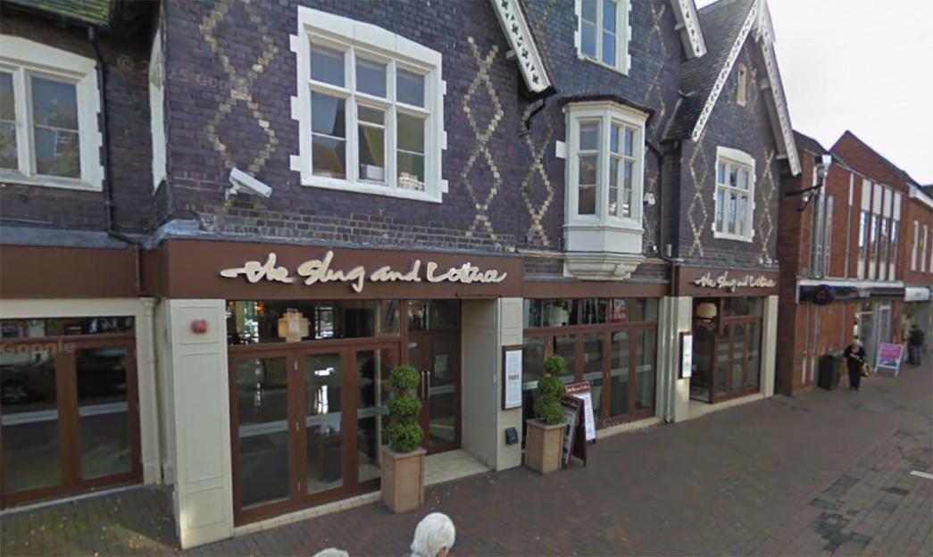 Slug & Lettuce on Bromsgrove High Street.