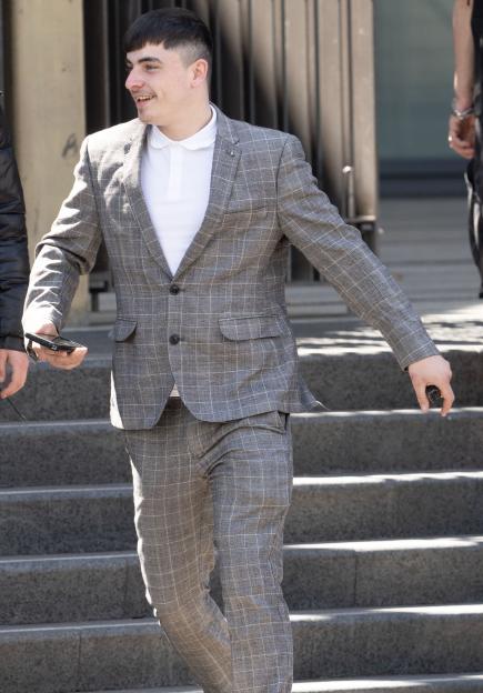 Bristol Magistrate’s Court.partners,Callum Palmer who was found guilty of throwing a cat off a balcony...Exclusive Alex West. Copyright: Marc Giddings