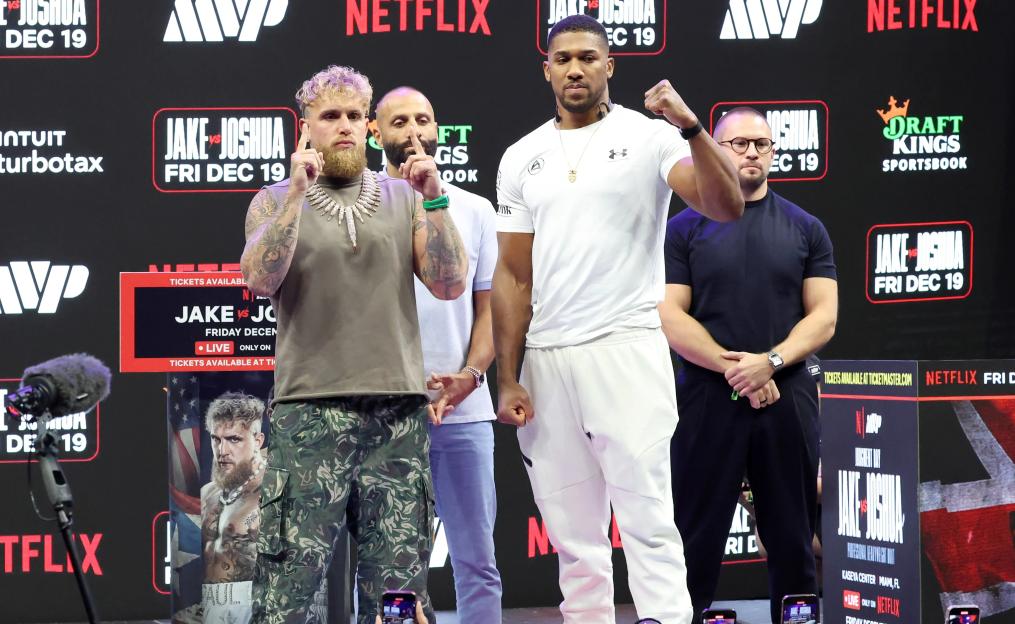 Fans Worry for Jake Paul as Anthony Joshua Unveils Impressive Physique Following Eddie Hearn's Bold Promise