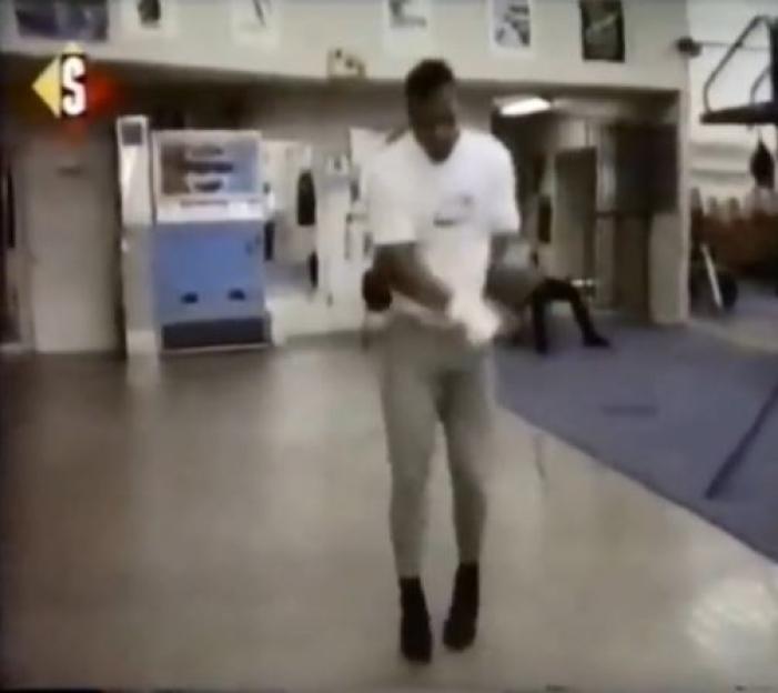 Mike Tyson skipping routine