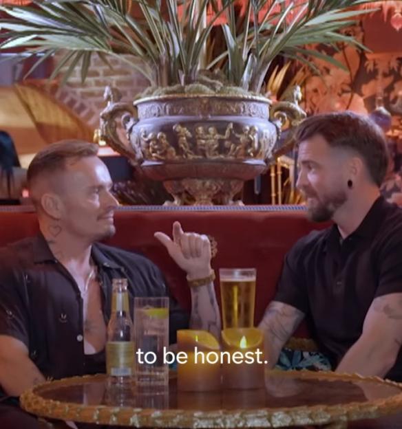 Jon Lee from S Club on a date.