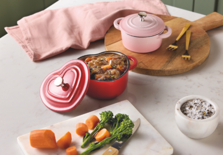 “Valentine's Day Steals: Shopper Races to Aldi for Adorable Finds, Including a Le Creuset Lookalike!”