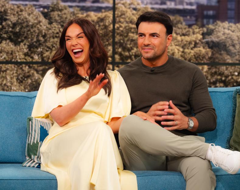 Vicky Pattison and Ercan Ramadan on the "This Morning" TV show.