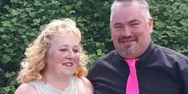Couple killed in horror crash between camper van and lorry are pictured as heartbroken families pay tribute