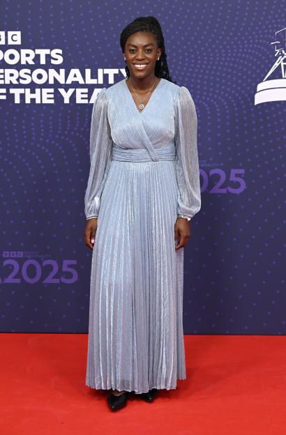 Manchester, UK. December 18th, 2025. Michelle Agyemang attending the BBC Sport Personality Of The Year 2025, MediaCityUK, Salford. Credit: Doug Peters/EMPICS/Alamy Live News