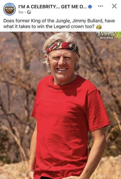I'm A Celebrity makes huge blunder on social media with baffling post about 'King of the Jungle' ahead of launch show Copyright: ITV/Facebook