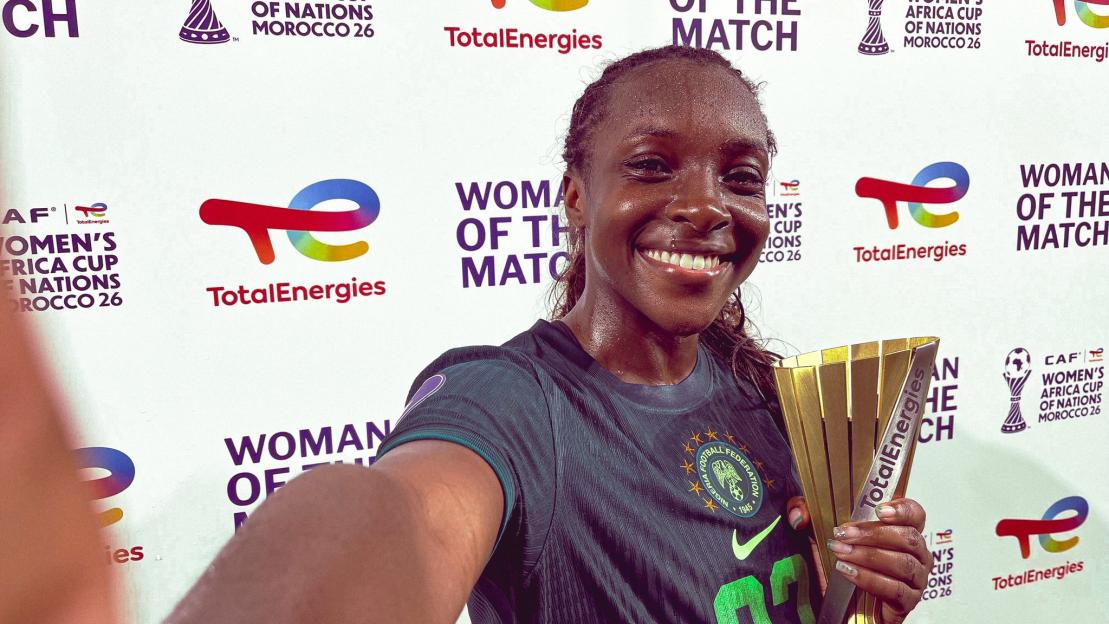 WAFCON 2026: Alozie Shines as Player of the Match in Super Falcons' Victory Over Zambia!