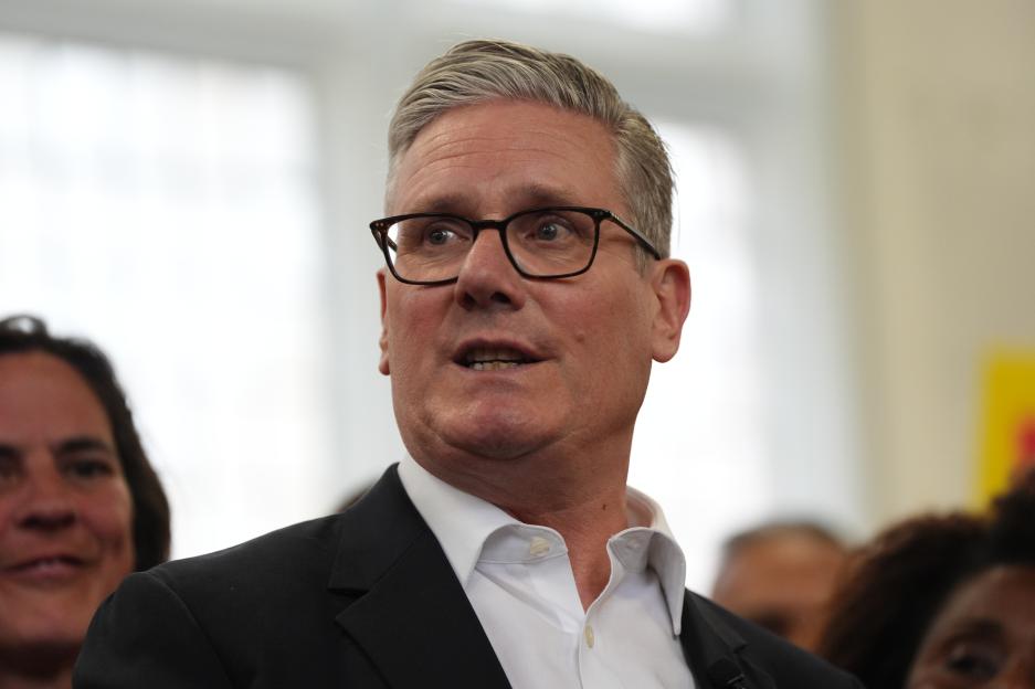 Prime Minister Sir Keir Starmer speaks at an event.