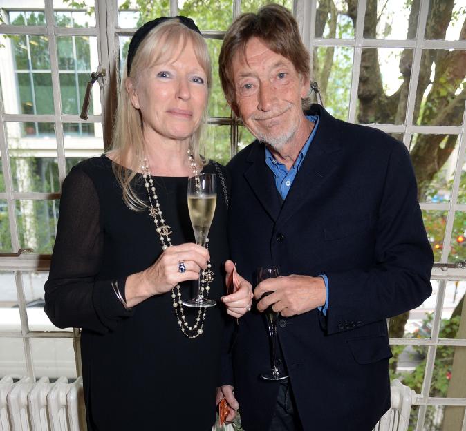 Joan Rea and Chris Rea at the Amber Rocks Concert at One Mayfair, London.