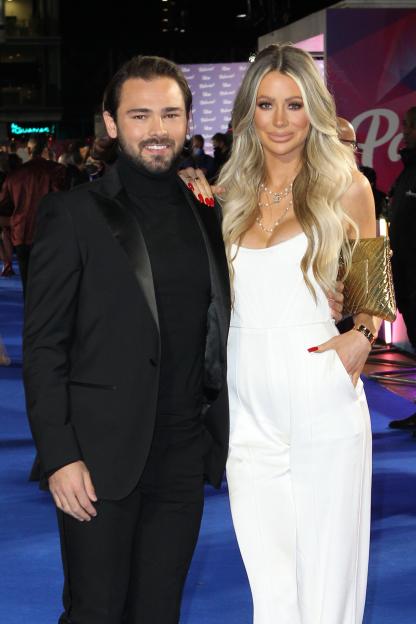 Bradley Dack and Olivia Attwood pose together at the ITV Palooza! 2021.