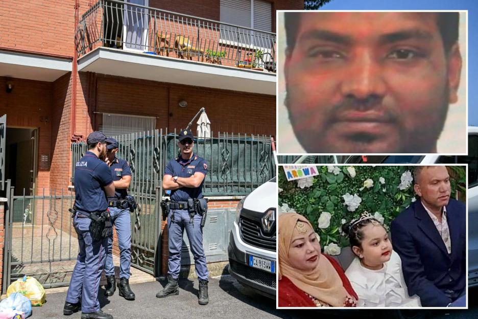 Horrific Triple Murder Shakes Rome as Family Falls Victim to Cleaver-Wielding Attacker, Leaving Parents and Their 5-Year-Old Daughter Dead