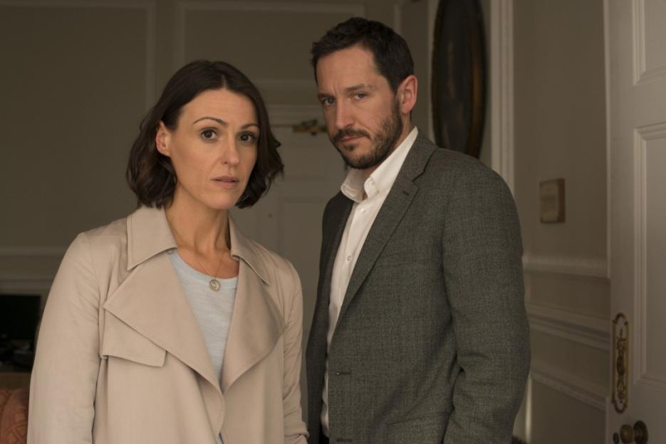 Gemma (Suranne Jones) and Simon (Bertie Carvel) from the TV programme 'Doctor Foster'.