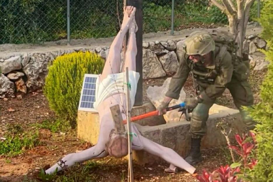 Two Israeli Soldiers Sentenced for Vandalizing Jesus Statue in Shocking Viral Photo from Lebanon