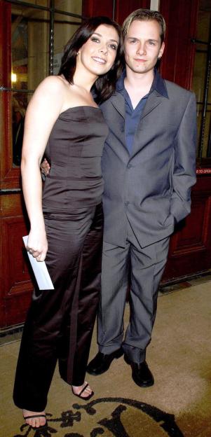 Kym Marsh and Jack Ryder posing together at Liza Minnelli's concert.