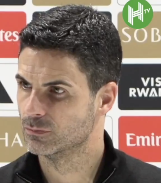 Arsenal's Mikel Arteta Confused by Black Eye Question, Offers Reporter a Hug Instead