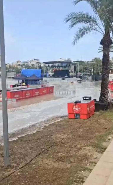 **FULL COPY BY GERARD COUZENS.-TEL: +34 659 567 821**.THE Balearic Islands have been hit by a series of mini-tsunamis which in the Ibizan party resort of San Antonio
