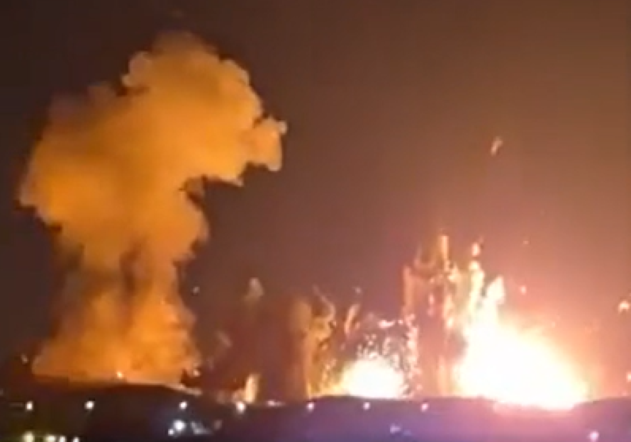 Trump Shares Dramatic Video of Massive 2,000lb Bunker Buster Bombs Targeting Iranian Ammo Depot