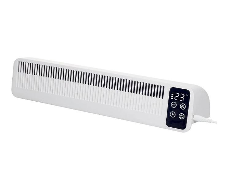 Valiant Radiator Fan, Heat Boosting Portable Rechargeable Fan, displaying "23°C" on its digital screen.