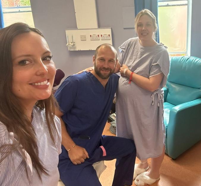 Woman told she could never carry a child again finds surrogate on Facebook.