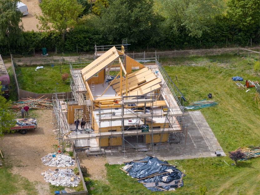 Couples unauthorized half a million pound home FLATTENED