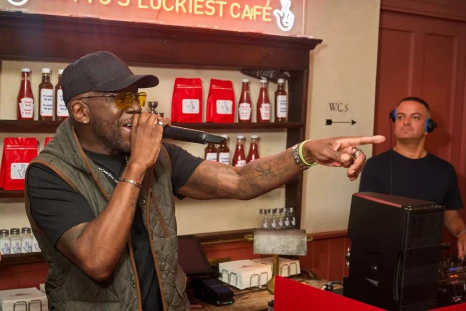 DJ Luck and MC Neat Add a Touch of Magic to London’s Luckiest Café!