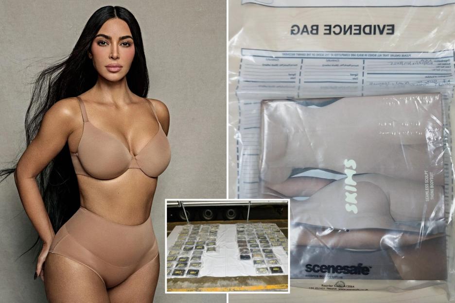 Cops Discover £7 Million Worth of Cocaine Hidden in Kim Kardashian Skims Underwear Shipment