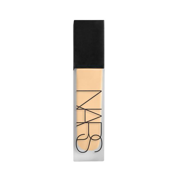 NARS foundation bottle with black cap on a white background.