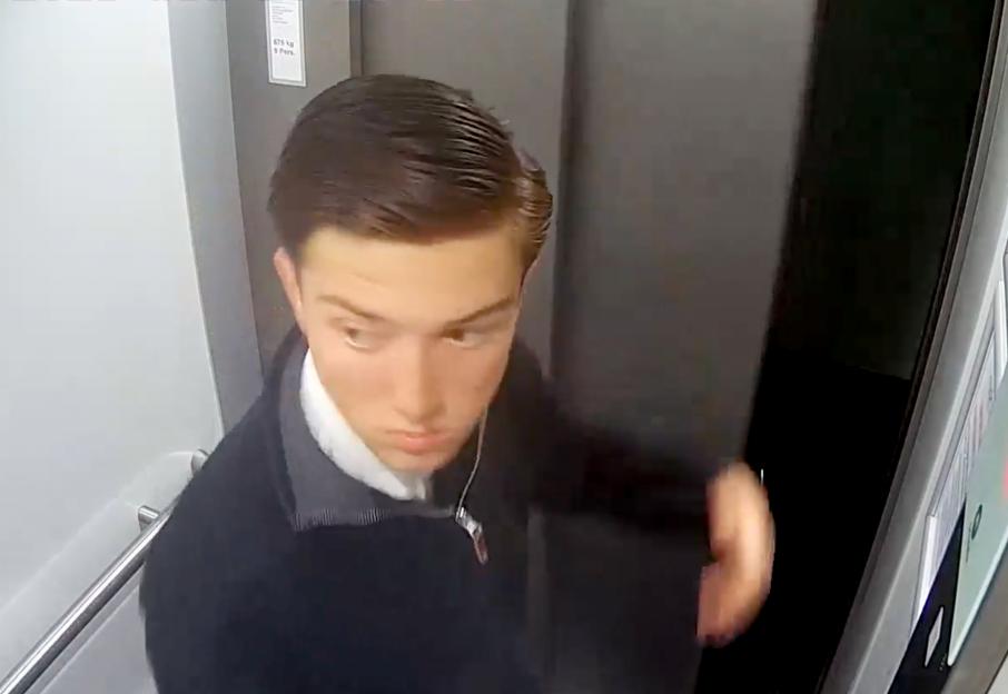 CCTV footage of Henry Nowak in the hours before his murder.
