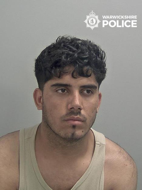 Mugshot of asylum seeker Ahmad Mulakhil, convicted of abduction and rape.