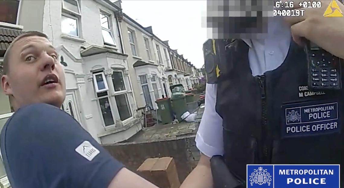 Body-worn camera footage of Phillip Fraczek's arrest.