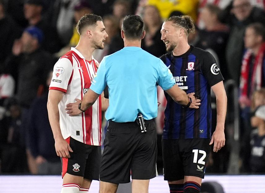 Taylor Harwood-Bellis, Luke Ayling and Andrew Madley